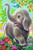 Jungle Elephant Paint by Numbers 20x30cm Kit