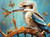 Kookaburra and Flying Fish