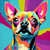 pop art chihuahua
