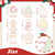 Paint by Numbers Christmas Ornaments - Collection 7