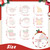 Paint by Numbers Christmas Ornaments - Collection 12
