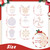 Paint by Numbers Christmas Ornaments - Collection 14