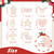 Paint by Numbers Christmas Ornaments - Collection 16