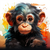 Baby Monkey - Made to Order Paint by Numbers