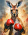 Fighting Kangaroo with Boxing Glove 1