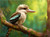 Blue Wing Kookaburra