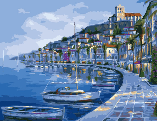 Evening Blue Evening Blue