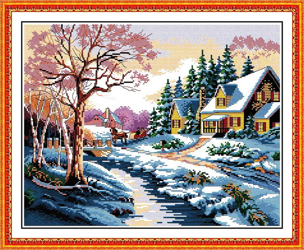 Snowy Village