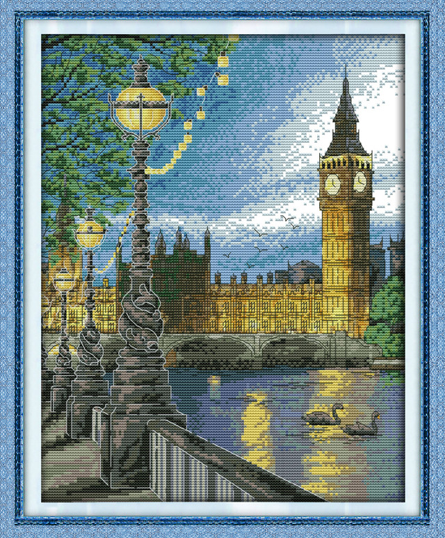 Cross Stitch Kit 42x52cm London Big Ben