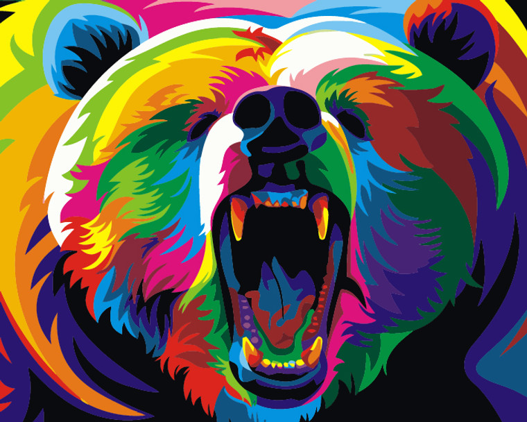 Colourful Bear