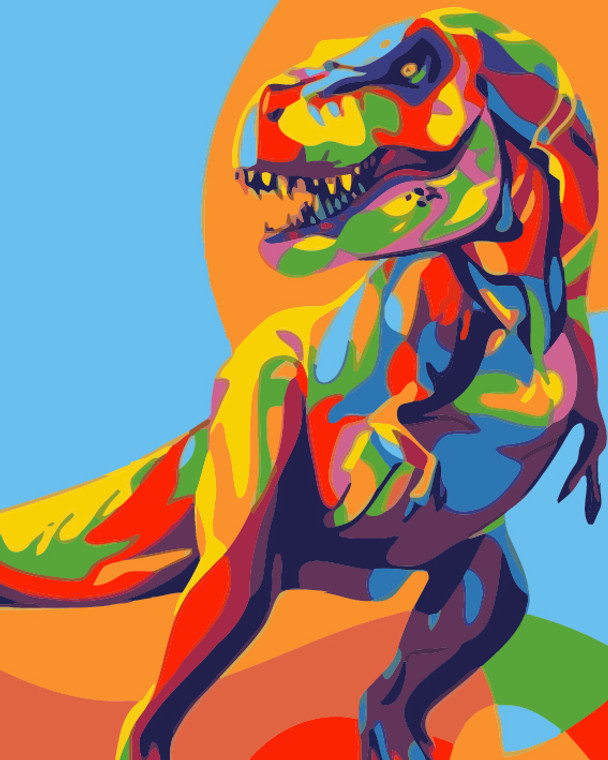 Colourful TRex