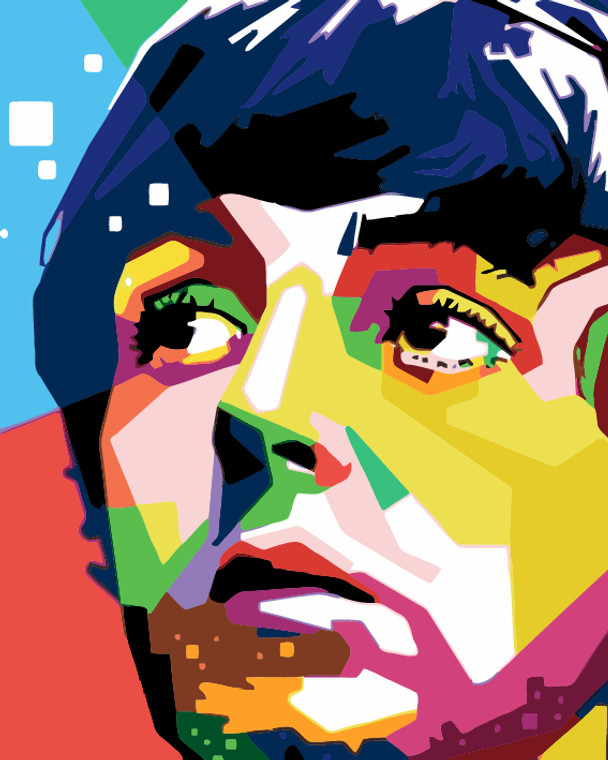 Colourful Paul McCartney