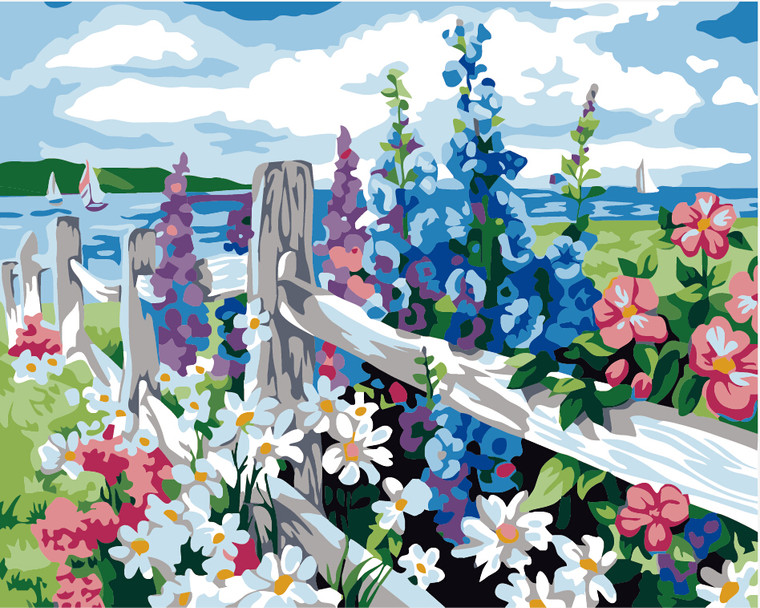 Flower Sea Paint by Numbers 40x50cm Kit