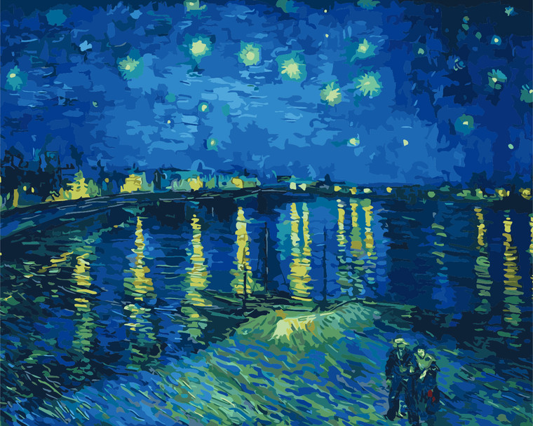 Starry Night over the Rhone by Van Gogh