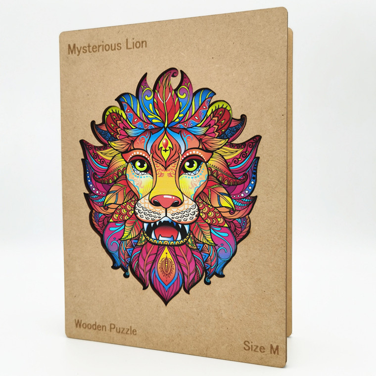 Wooden Jigsaw Puzzle - Mysterious Lion
