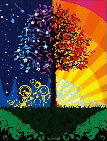 Prosperity Tree paint by numbers