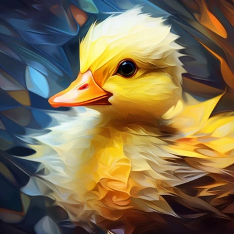 Baby Duckling - Made to Order Paint by Numbers