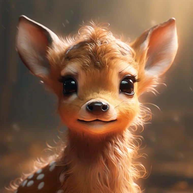 Baby Deer - Made to Order Paint by Numbers