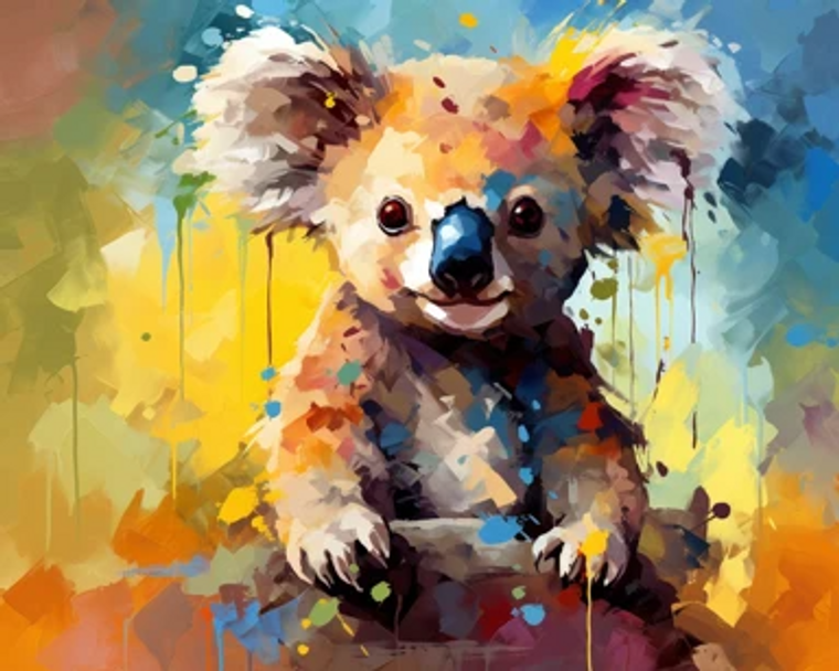 Baby Koala - Made to Order Paint by Numbers