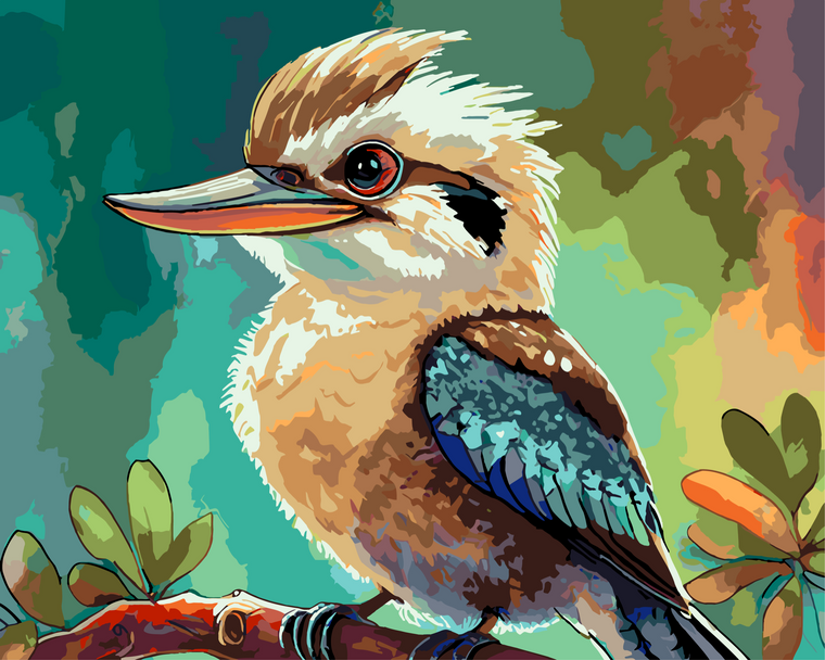 Kookaburra King - Made to Order Paint by Numbers