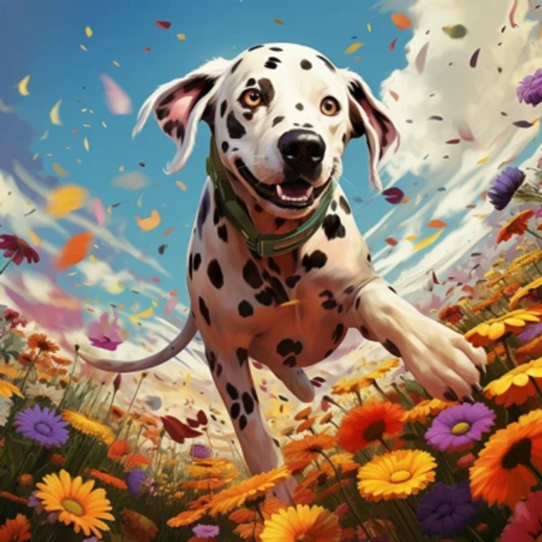 Running Dalmatian - Made to Order Paint by Numbers