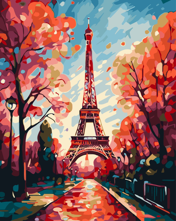 Autumn Eiffel Tower