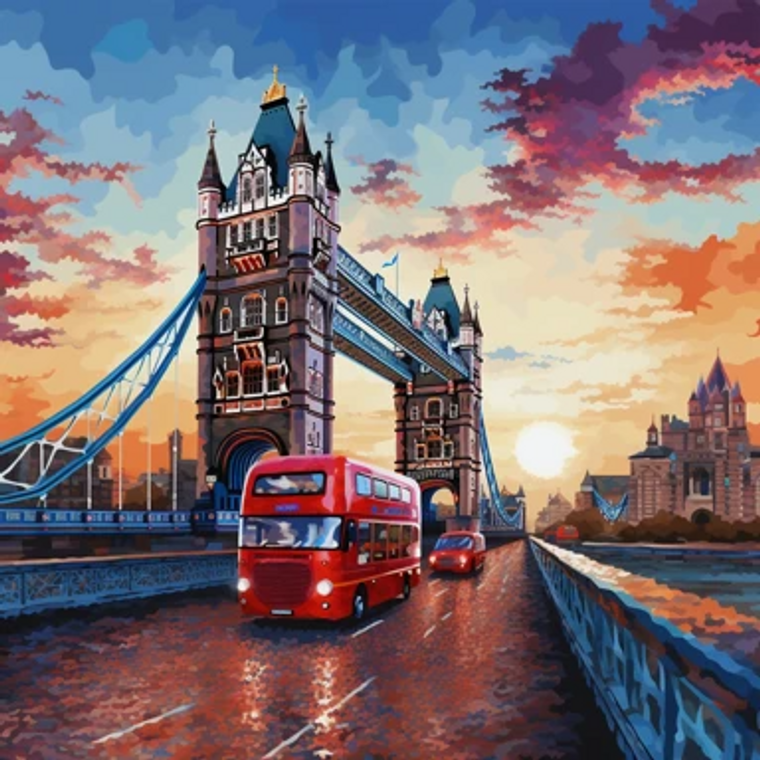 Sunset London Tower Bridge