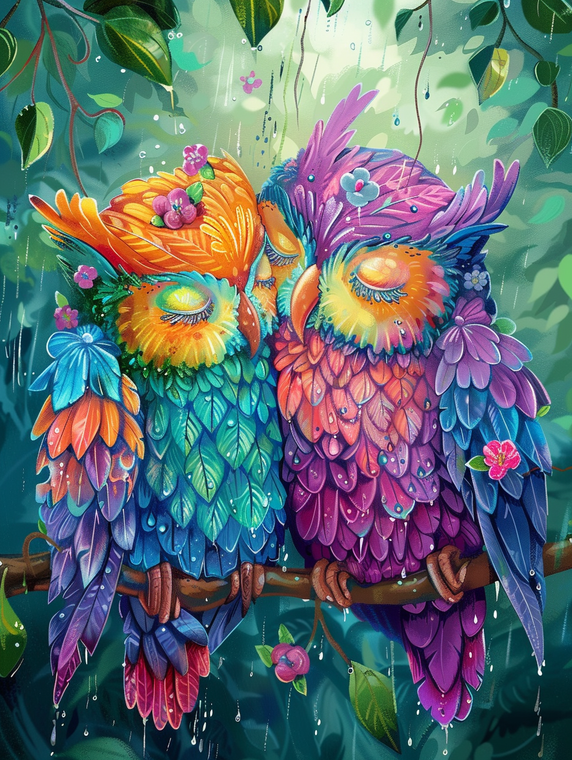 Couple Owls 4