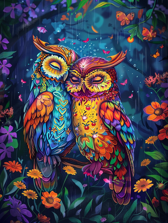 Couple Owls 6