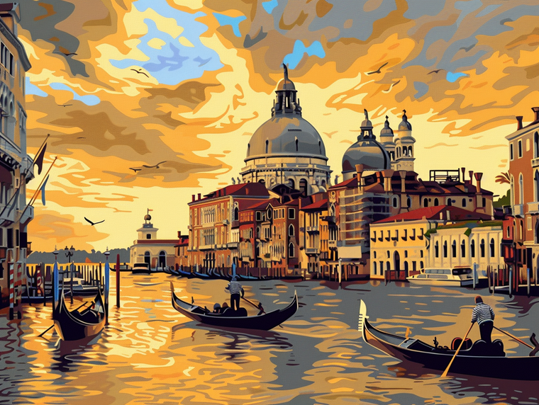 Sunset in Venice
