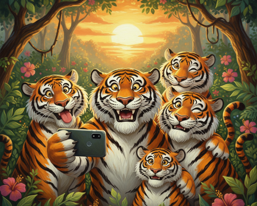 Tiger Squad Selfie