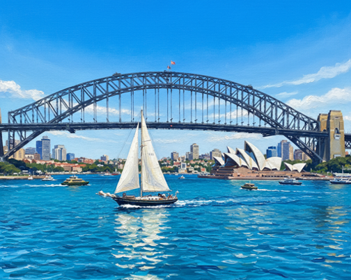Sailing Under the Sydney Harbour Bridge