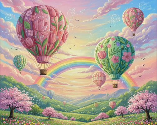 Spring Blooming Skies