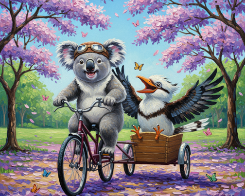 Spring Jacaranda Joyride