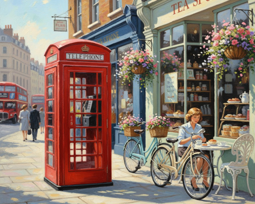 Afternoon Tea Beside the Booth