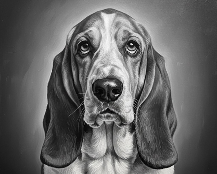 Grumpy Basset Hound