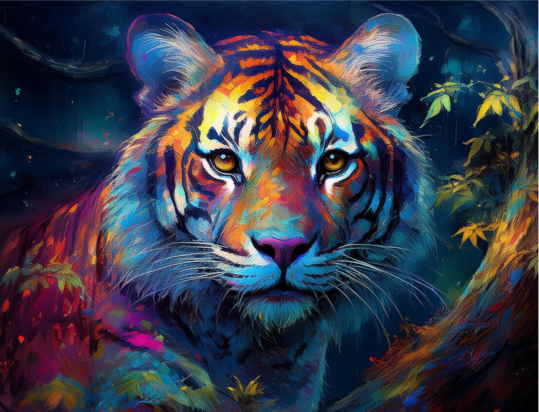 Colourful Tiger Camouflage