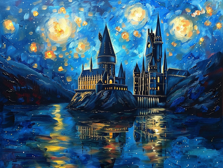 Starry Night Castle