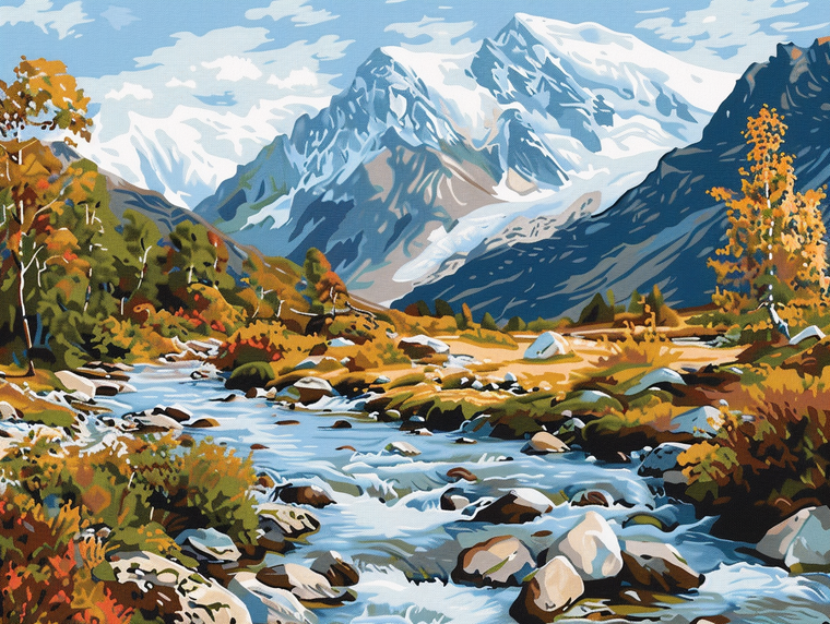 River Under the Icy Mountain 3