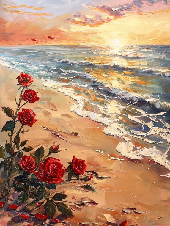 Roses on the Beach
