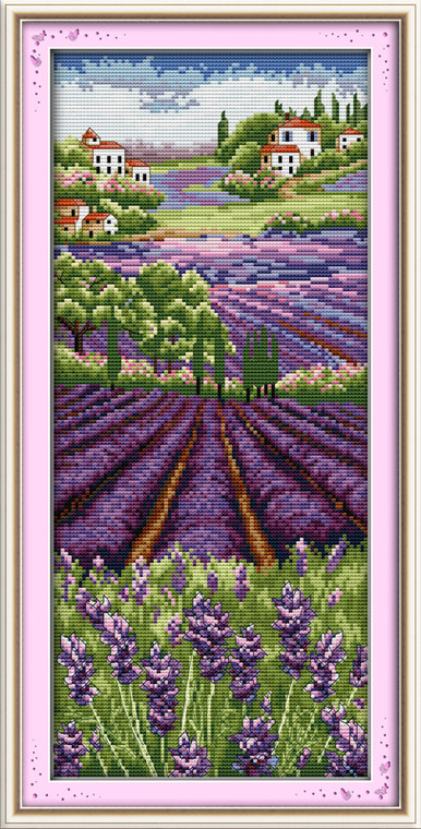 Cross Stitch Kits - Lavender Farm