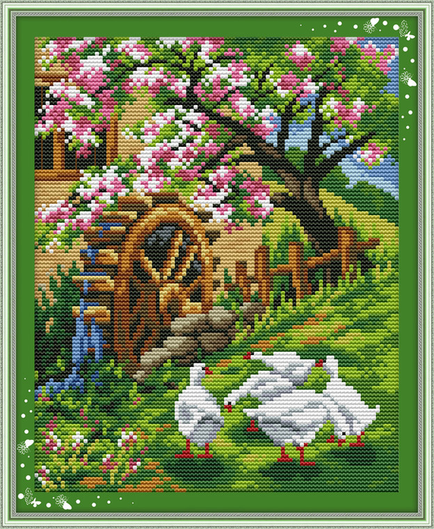 Cross Stitch Kits - Spring Field Garden