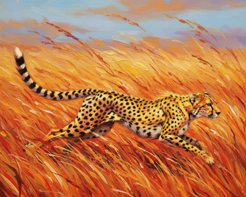Cheetah in Motion