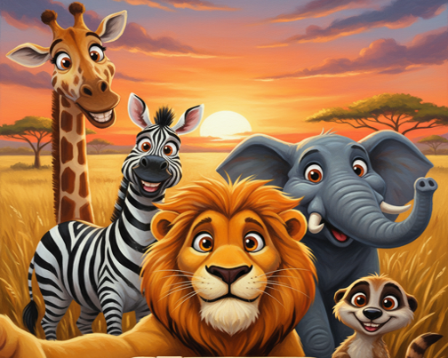 Safari Squad Selfie