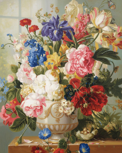 Beautiful Flowers in a Vase