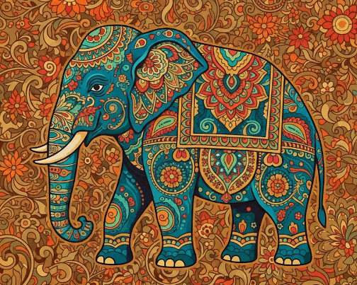Mandala Elephant