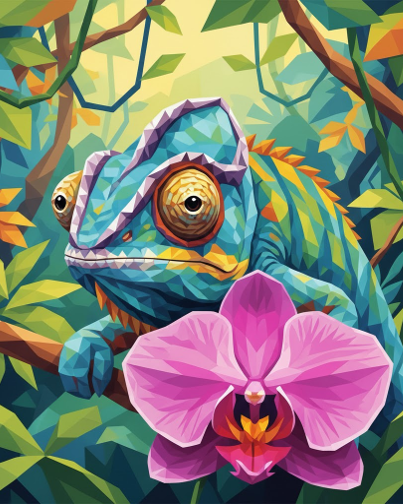 Camouflage Chameleon