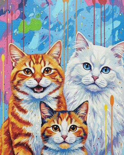 Colourful Meows