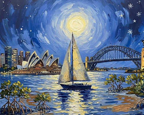 Sailing at the Sydney Harbour