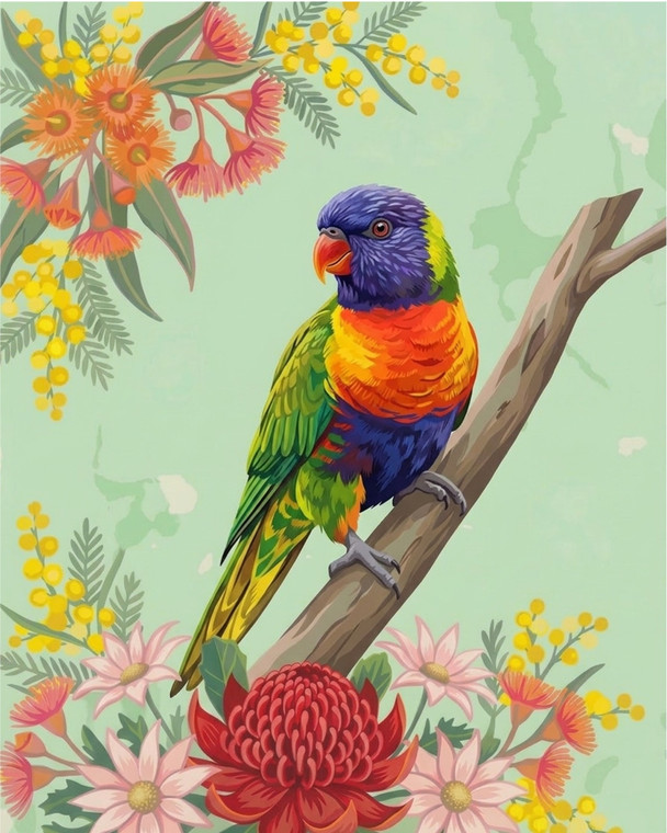 Native Rainbow Lorikeet